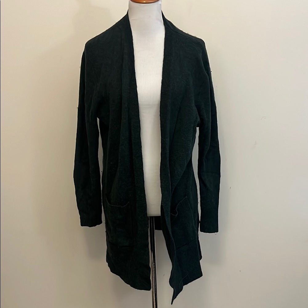 Madewell Dark Green Wool Alpaca Blend Oversized Cardigan Size Medium